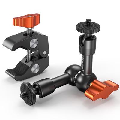 Concept Magic Arm Sparkrap Articulating Arm for Highly Flexible 2kg Load and Screw Free Angle Aluminum Alloy Stainless Steel K&F 6-inch + [Allows