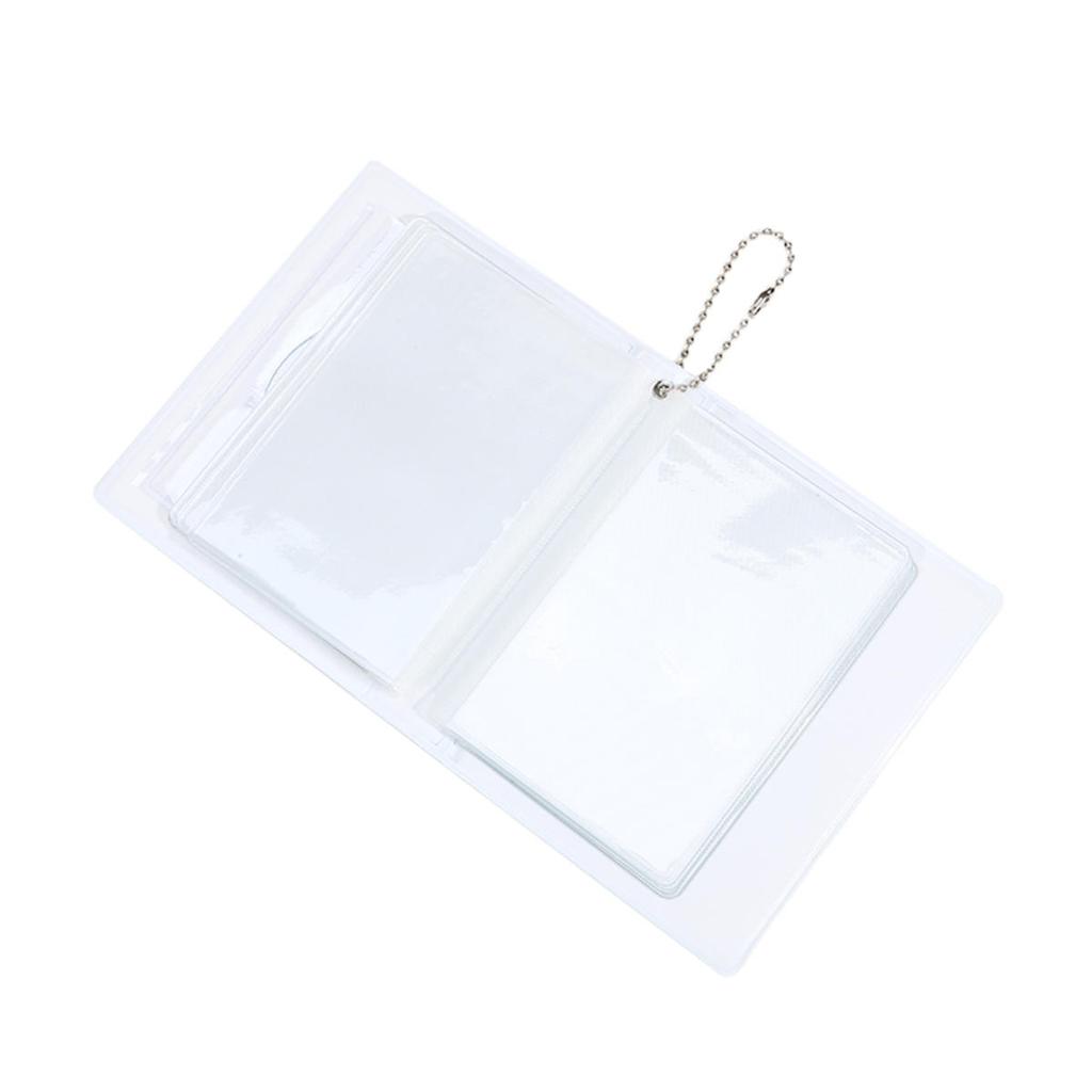 1 buc Suport pentru Fotocarte Drăguț de 3 Inch Oglindă Circulară Goală Album cu Carduri Foto Carte Colector Kpop Photocards Mini Carcasă de Depozitare pentru Poze cu Idoli