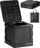 VASTLAND Portable Folding Toilet, Emergency Toilet, for Disaster Preparedness, Emergency Toilet, Car Camping, Flushable