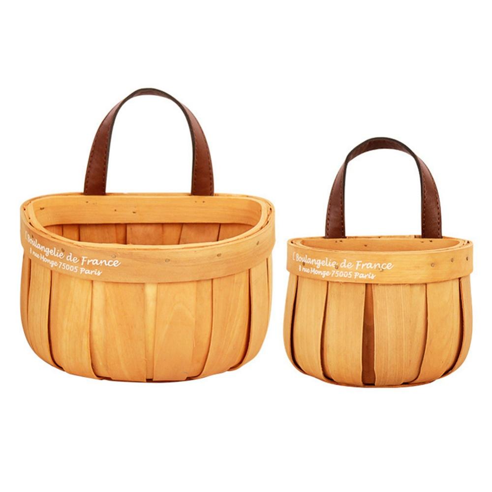 Kitchen Storage Basket Hanging Basket Fruit Basket Multiple Sizes Bread Basket Basket Organizer with Handle