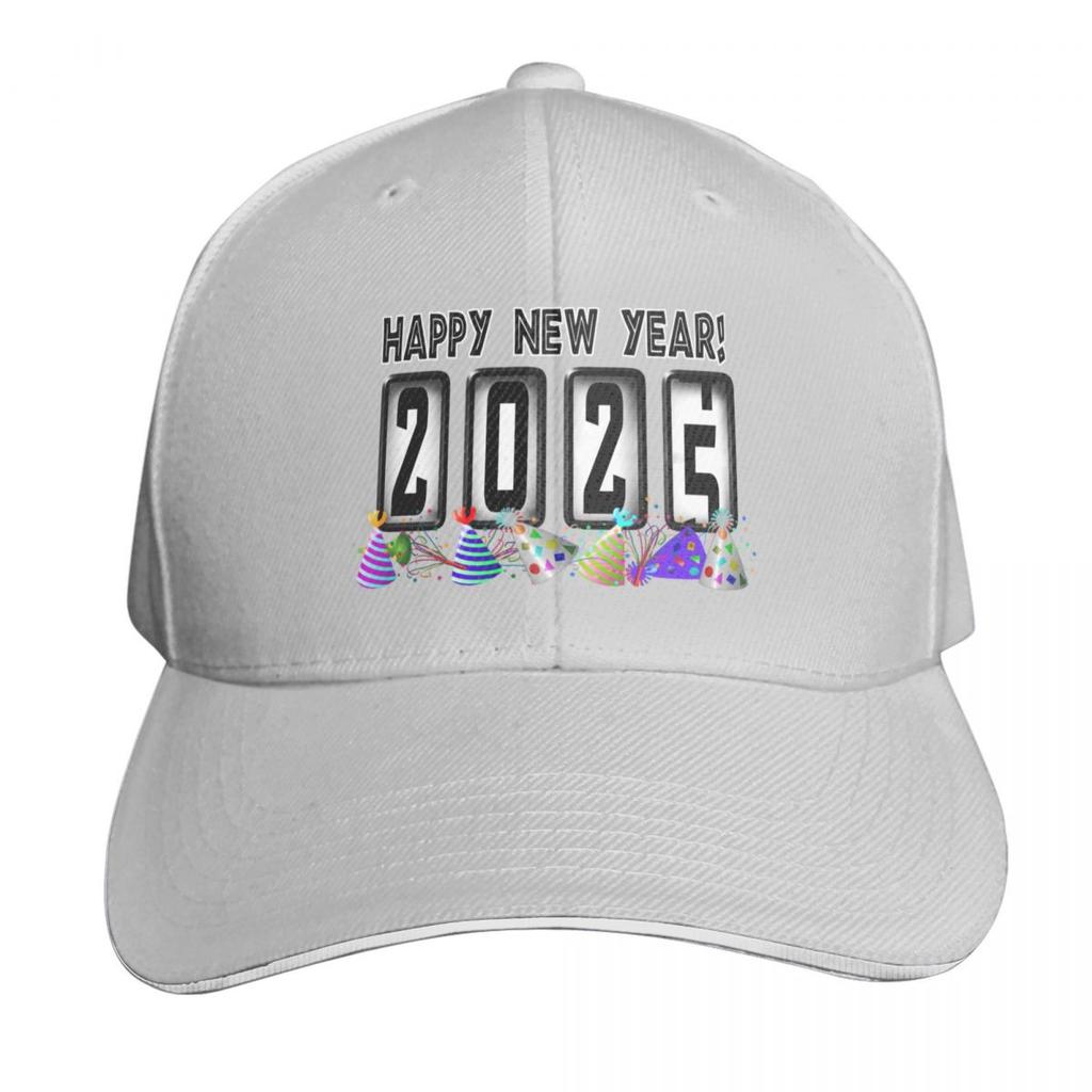 New Years Odometer Party Hats Baseball Cap Summer Beach Travel Streetwear Hip Hop Trendy Vintage Retro Embroidered