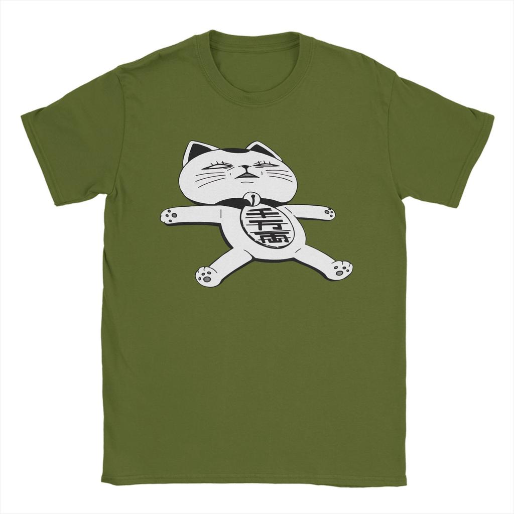 Turbo Granny Cat Dandadan T Shirts for Men Cotton Vintage T-Shirt O Neck  Tee Shirt Short Sleeve Clothes Unique