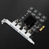 Usb 3.0 PCIE pansion Card 4 Ports PCI-E to USB3.0 Adapter Card Pcie Usb Hub with 4pin Power Interface for OS for Windo