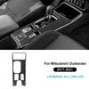 Real Carbon Fiber Gear Shift Panel Sticker for Mitsubishi Outlander 2017-2021, Left & Right Hand Drive Car Interior Trim