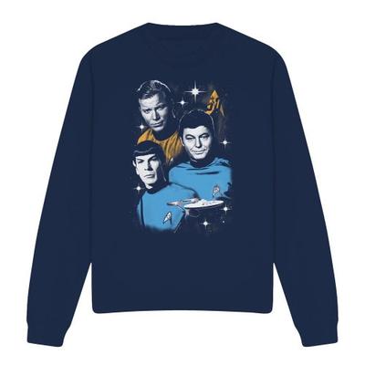 STAR TREK Unisex Adult All Star Crew Sweatshirt