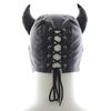 Halloween Dress Up Devil Bondage Mask Slave Head Hood Half Enclosed Fun Headgear Masks Sex Game For Couples Sex Toys for Couples