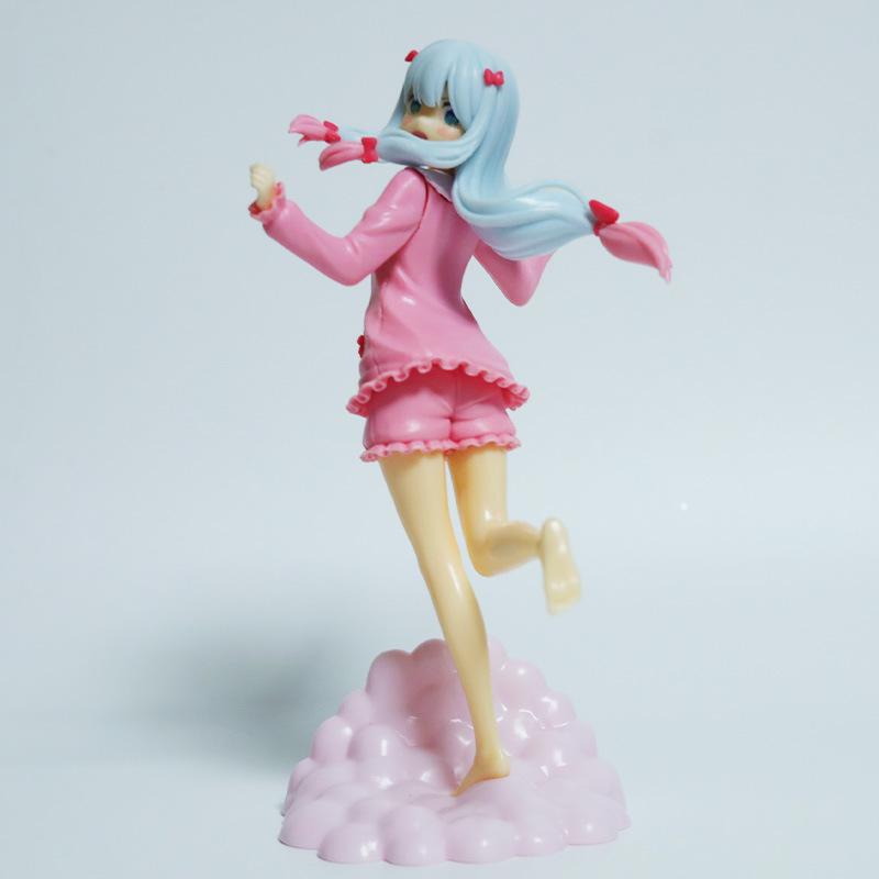 

20 см Kawaii Girl Eromanga Teacher Аниме Фигурка Розовая пижама Izumi Sagiri ПВХ Коллекционная модель куклы Игрушка