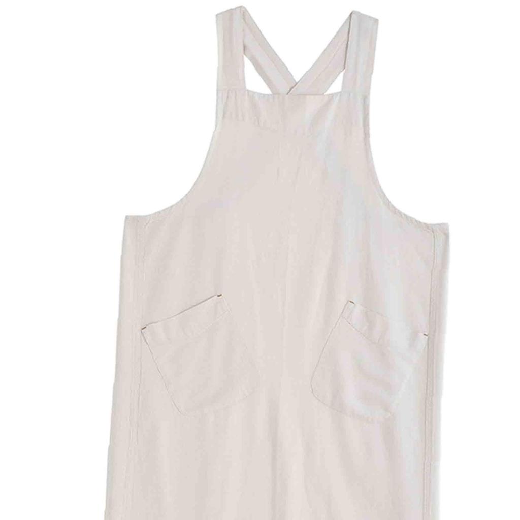 Workshop Apron Painting Apron 34.65inch with Front Pockets Extra Long Japanese for Welding Woman Man Painting