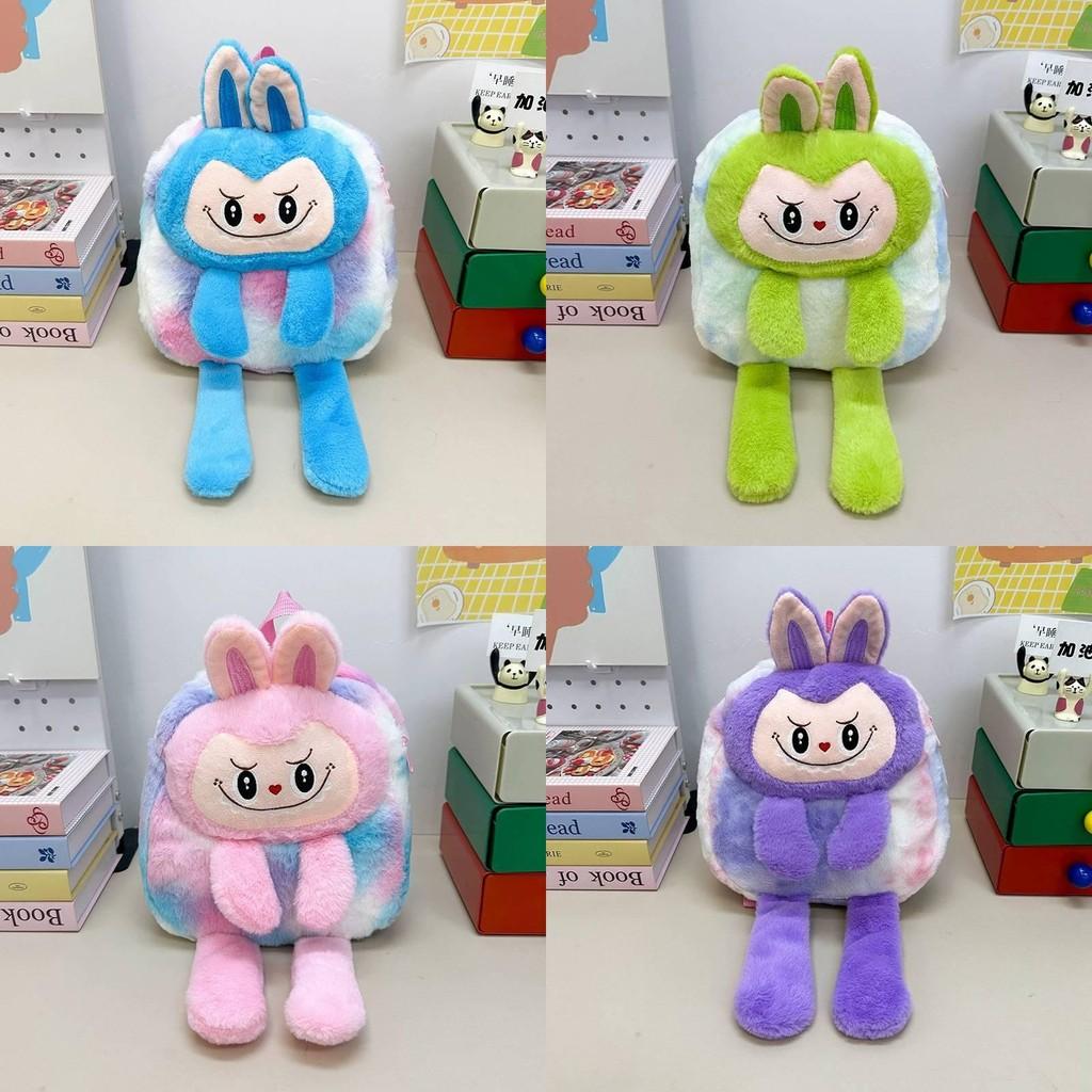 Cartoon Backpack Plush Stuffed Animal School Bag Lightweight Kids Gifts