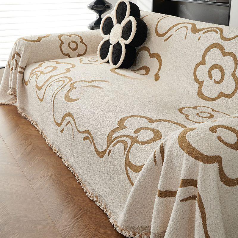 

Усовершенствованный шерстяной чехол для дивана из синели, универсальный универсальный универсальный чехол для дивана, тканевый, моющийся 180*130