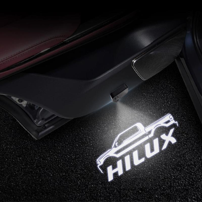 

LED For Hilux Revo GR Sport Pickup Truck SUV Logo Car Door Courtesy Light Laser Projector Welcome Lamp 1x For 1 Door