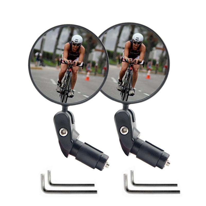 360-Degree Rotatiing Universal Bike Rearview Mirror Adjustable Mountain Vehicle Foldable Convex Mirror Riding Equipment