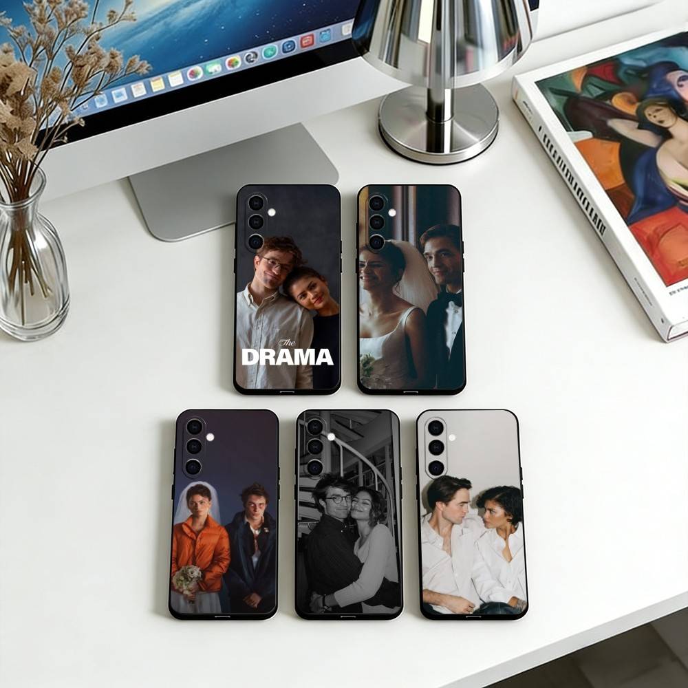 Robert Pattinson Phone Case For Samsung Galaxy A73,A72,A71,A70,A53,A52,A51,Soft Silicone Black Cover