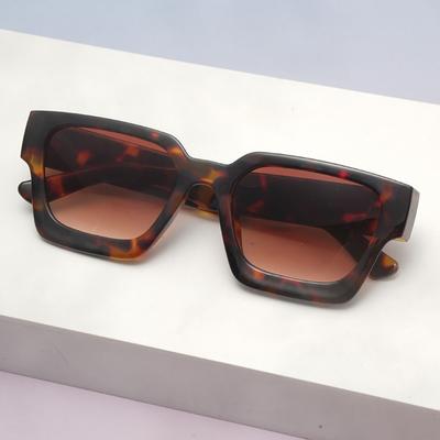 Occhiali con Montatura Spessa Protezione UV Montatura Quadrata Occhiali da Sole Unisex Occhiali da Sole in Plastica Multiuso Per Sport all'Aperto