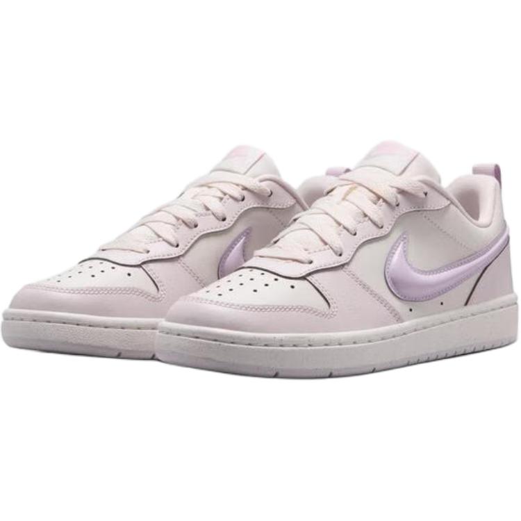Nike Court Borough Low top Skateboard Shoes White Purple Unisex IQ9796-151