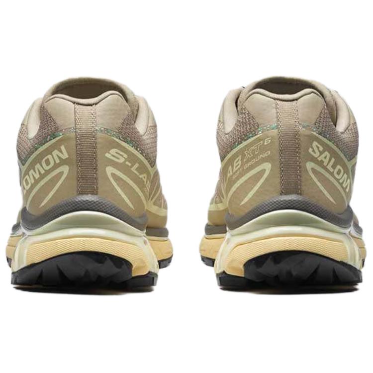 SALOMON Xt-6 Fabric Versatile Breathable Supportive Grip Low-Top Hiking Shoes Men Hiking Shoes Brown 474671