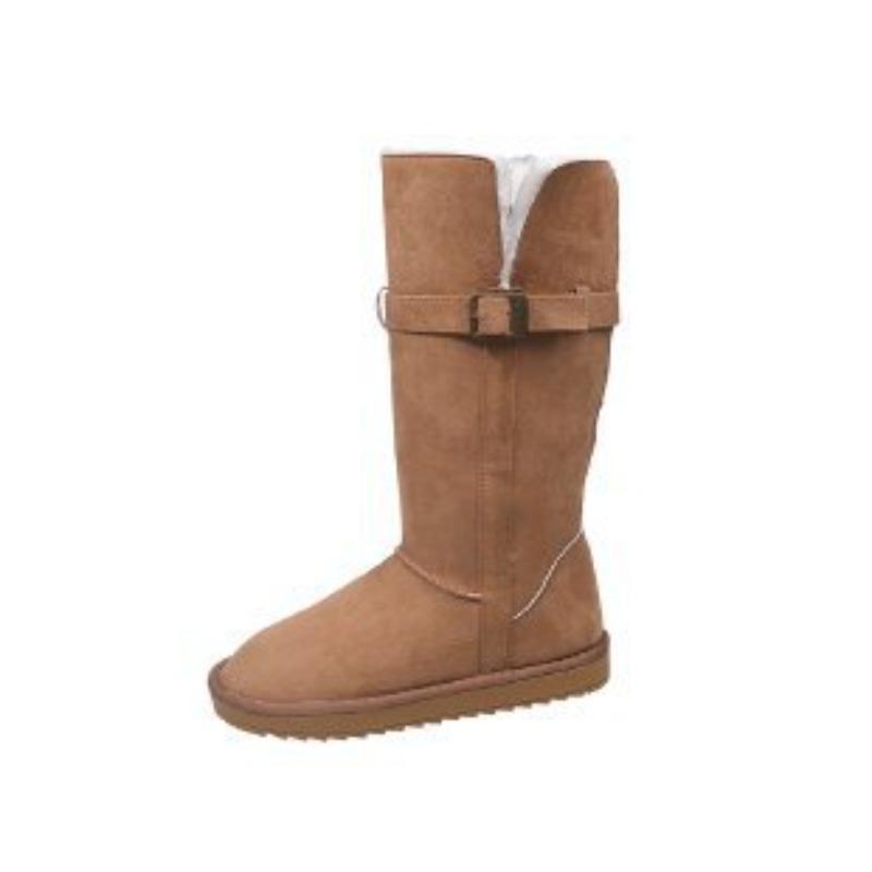 

Женские большие размеры длинные мягкая подошва зимние теплые противоскользящие меховые цельные сноубутсы на подкладке до щиколотки уличные спортивные хлопковые ботинки 42 малиновый