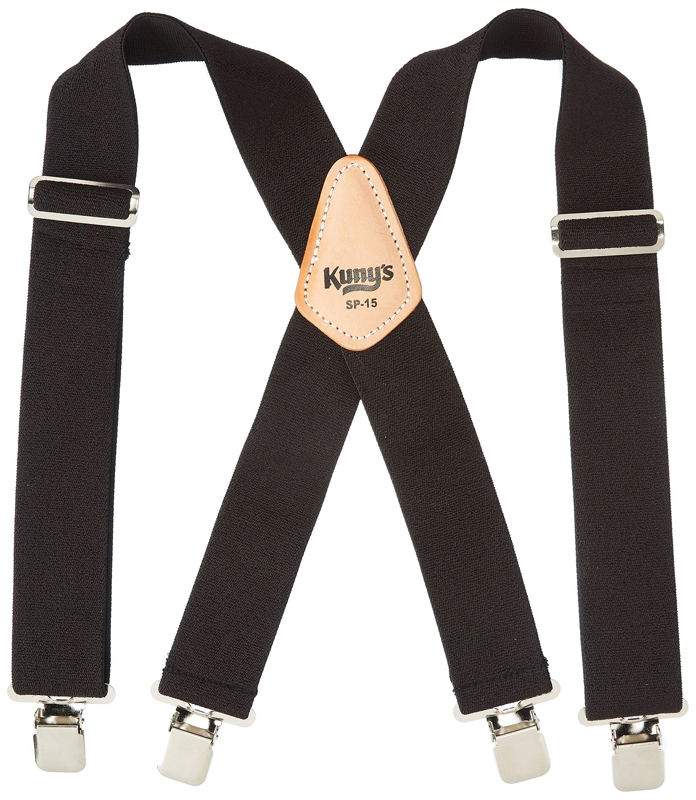 KUNY S SP-15BK Suspenders BLACK