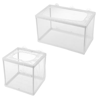 Fischzucht-Inkubator-Netz zum Aufhängen von Fischbrut-Isolationsboxen für Aquarien