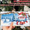 12pcs DIY Xmas Pattern Diamond Painting Greeting Card Set Rhinestone Diamond Art Mosaic Postcards Congratulations Cards & Gifts