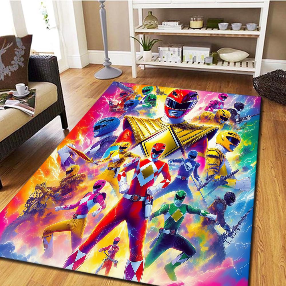 Super Sentai Carpet, Cool Movie Home Decor Mat, Digital Print Bedroom Floor Rug, Living Room Mat -HYQ95
