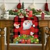 Christmas Table Runner Santa Tree Print 2026 New Year Party Festive Dining Table Decor Xmas Tablecloth