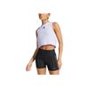 adidas Gewichtheben Power 3-Streifen Boxy Tanktop Damen Tops Lila JJ3495