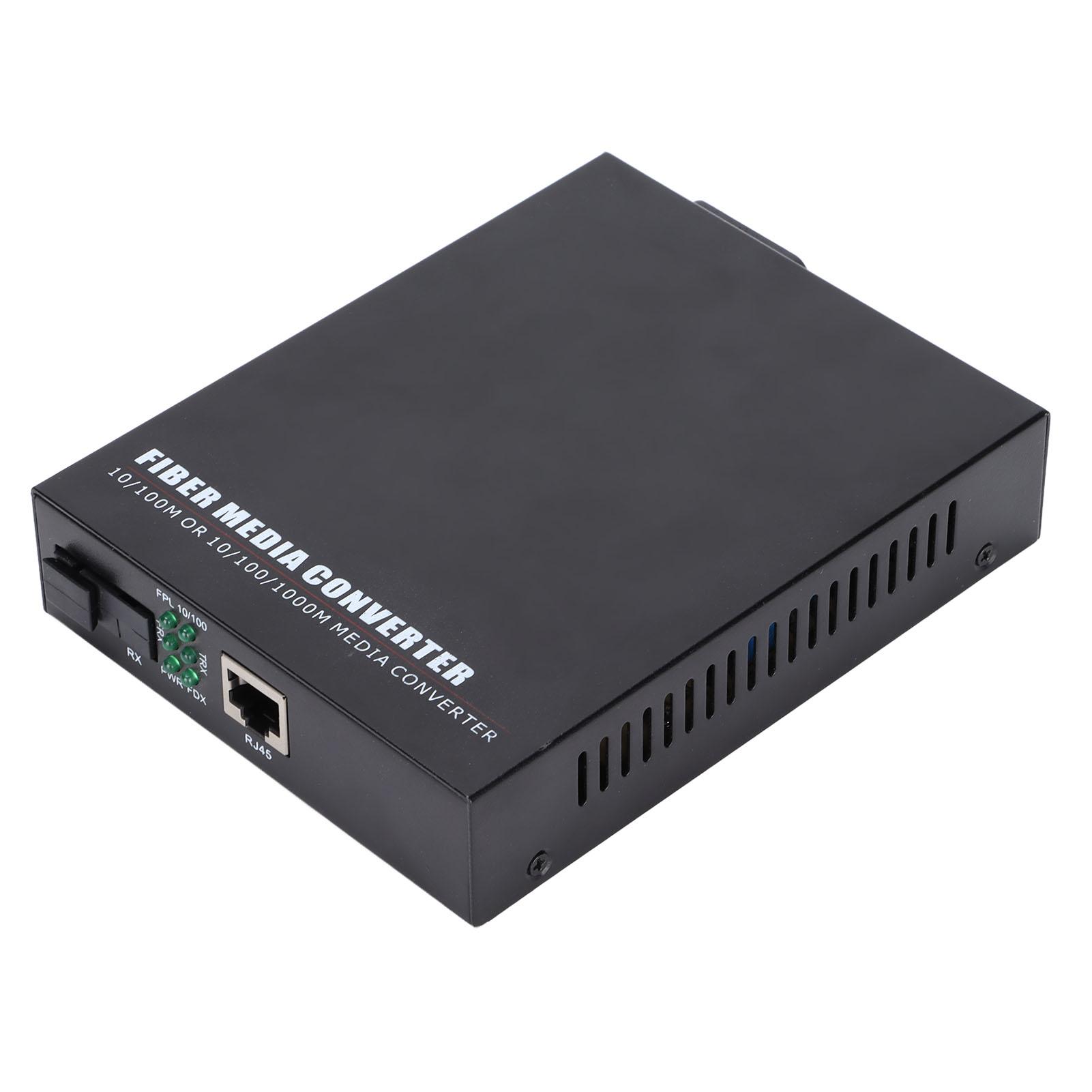 

Медіаконвертер Ethernet Одномодовий Одноволоконний TBCMC3312NS20A Оптоволоконний трансивер AU PLUG