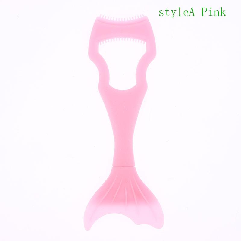 

Силиконовый щиток для туши Mermaid Extension Аппликатор Защита Съемные Инструменты для теней и ресниц Для женщин Девочек Новичков A Pink