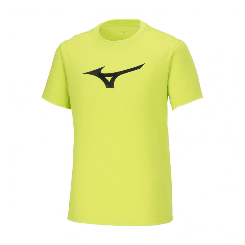 Trainingsshirt Kurzarm mit großem Logo in Limettengrün 32MAA155, Feuchtigkeitsableitend, Schnelltrocknend, Grün, XL,