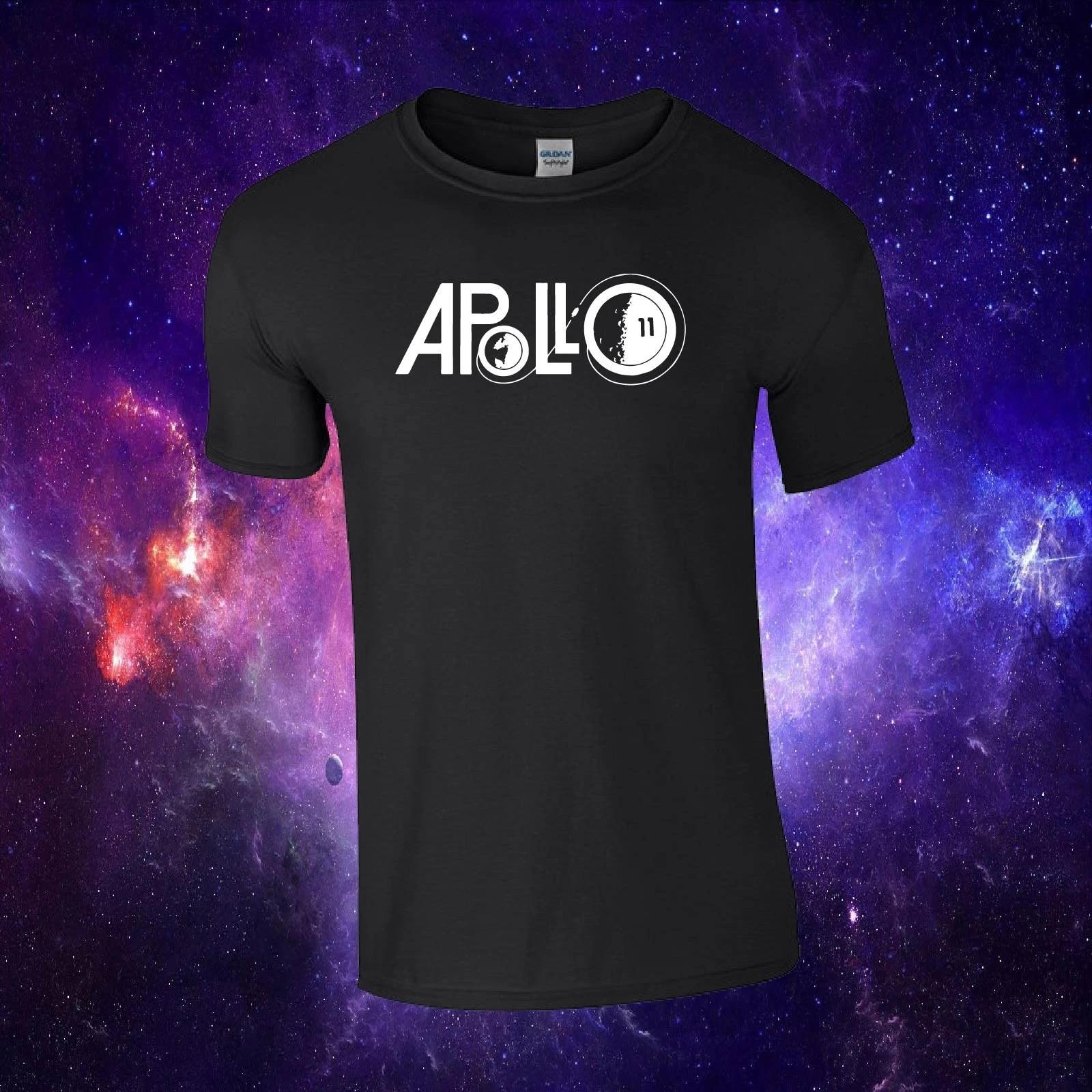 Apollo 11 NASA Space Astronaut Moon Landing Gift Adult/Kids Top Tee T-shirt 4XL