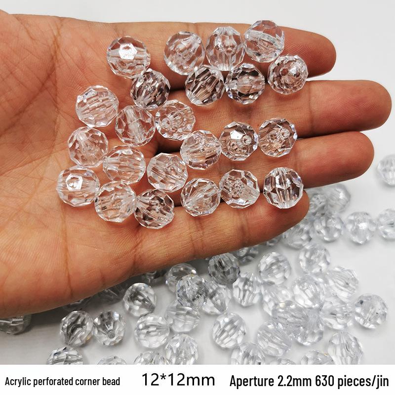 DIY Acrylic Beaded Jewelry Accessories: Transparent Cone Pendant for Door, Window, or Bead Curtains