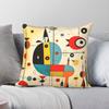 Joan Miro Susurros Del Cielo Square Pillowcase Polyester Linen Velvet Printed Zip Decorative Sofa Seater Cushion Cover