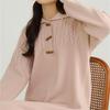 Women's Elegant Twisted Knit Sweater Dress - Petite, Versatile, Slimming, and Thickened for Autumn/Winter.