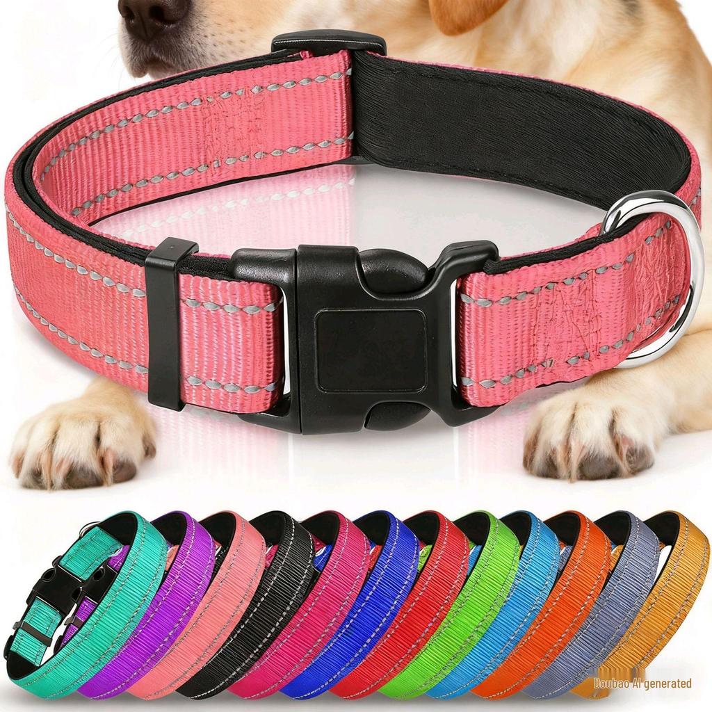 Reflective Dog Collar for Small and Medium-Sized Pets