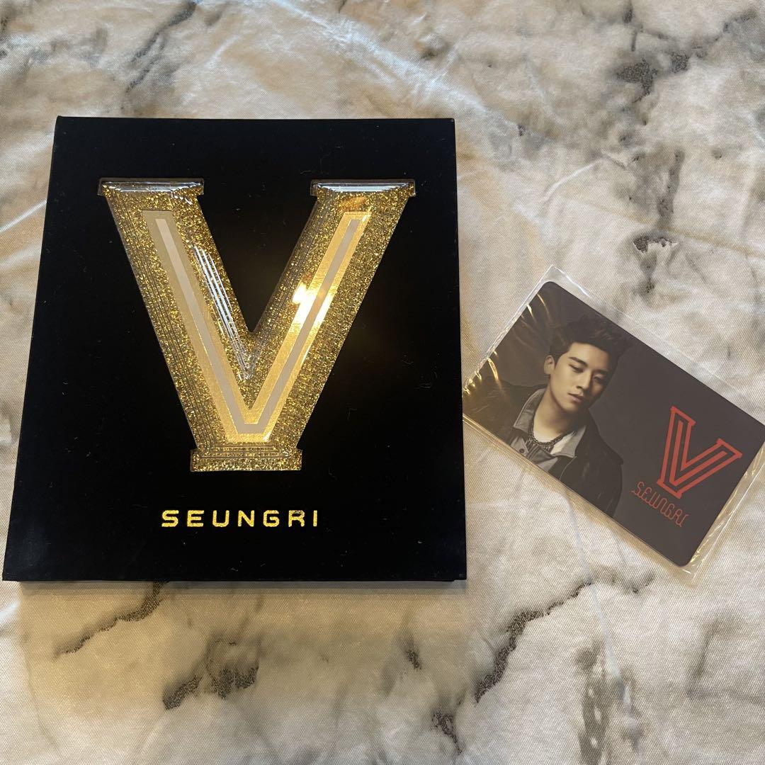 

[USED] SEUNGRI V.V.I.P Album CD with Bonus Card, Rare Gold
