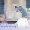 Mosquito Net to Keep Baby in Crib Pop-Up Tent to Keep Baby from Climbing out Breathable Mesh Bed Protection for Kids Nursery