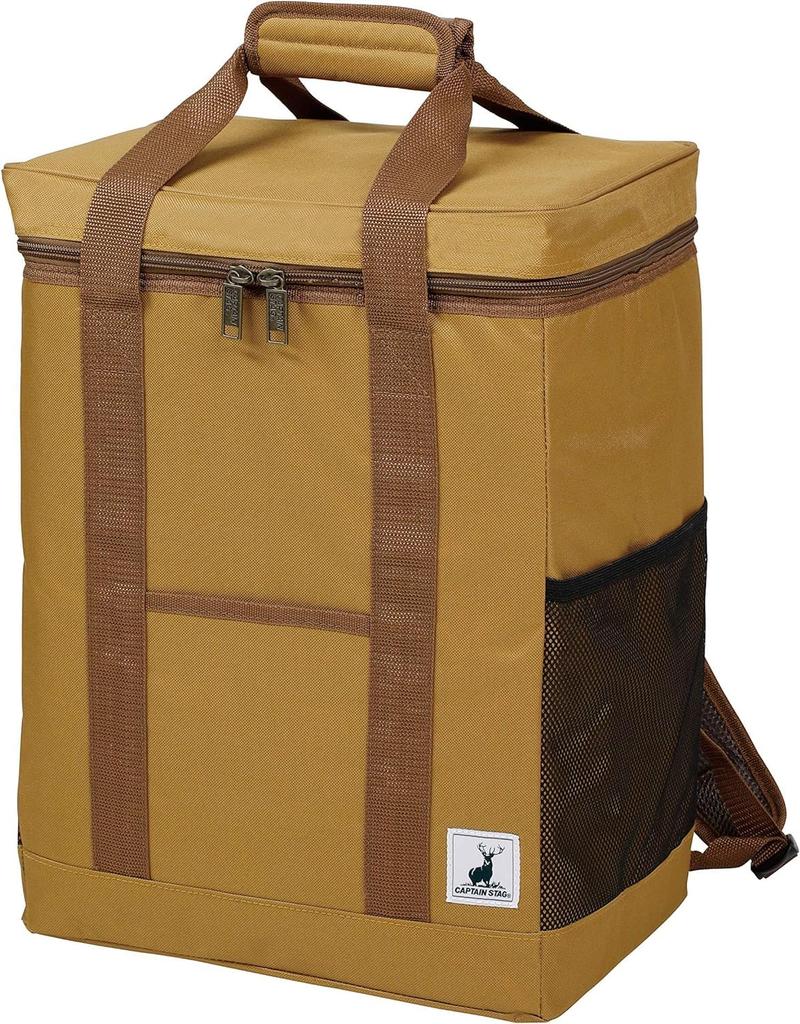 Cold Bag Cooler Bag Square Rucksack Type Cooler Bag Brown Duck Usage Width 34 x Depth 23 x Height 45cm UE-621 Size