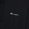 Kapuzenpullover Langarm Fleece Stickerei Schriftzug Logo Kapuzensweatshirt Sport Schwarz XL [Champion] Herren C3-YS151Z