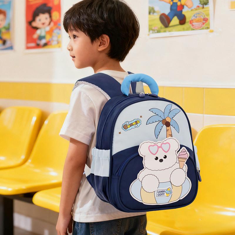 Kids School Bag With Lightweight Design And Cartoon Pattern For Preschool Education Use