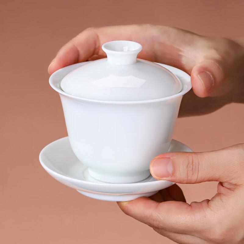 Jingdezhen Ceramic Sancai Gaiwan Tea Bowl