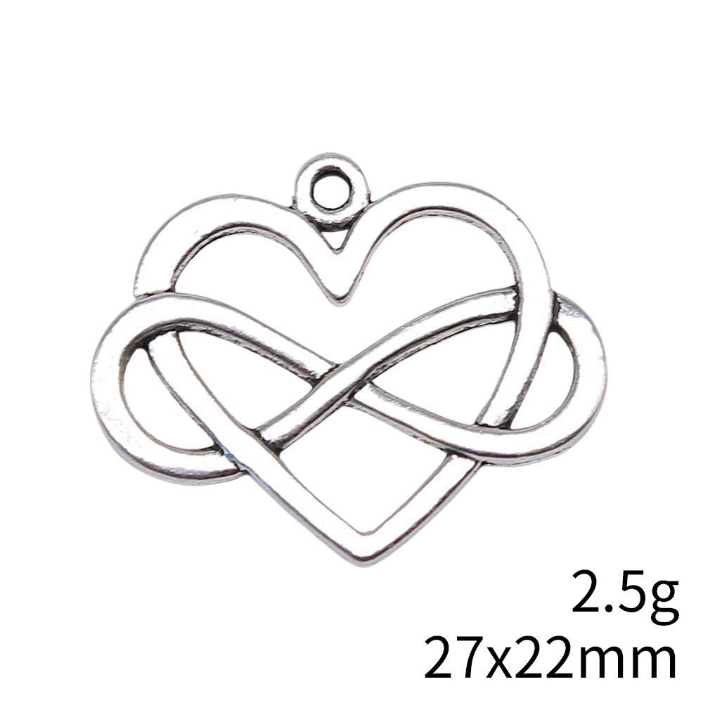 Back To School Charm Bracelet Hollow Peach Heart Charms Pendant Ornaments For Home Male Pendant