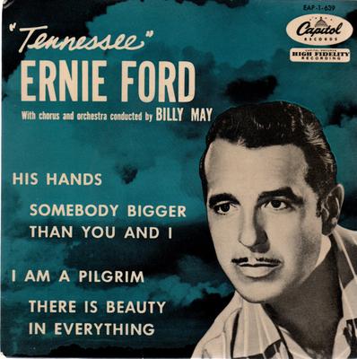 7-Zoll-Schallplatte TENNESSEE ERNIE FORD - Tennessee Ernie Ford EAP1639 Capitol Records UK Folk Used