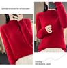 Women's Slim-Fit Long-Sleeve Wool Base Layer Sweater – Soft High-Neck Knitwear for Autumn and Winter