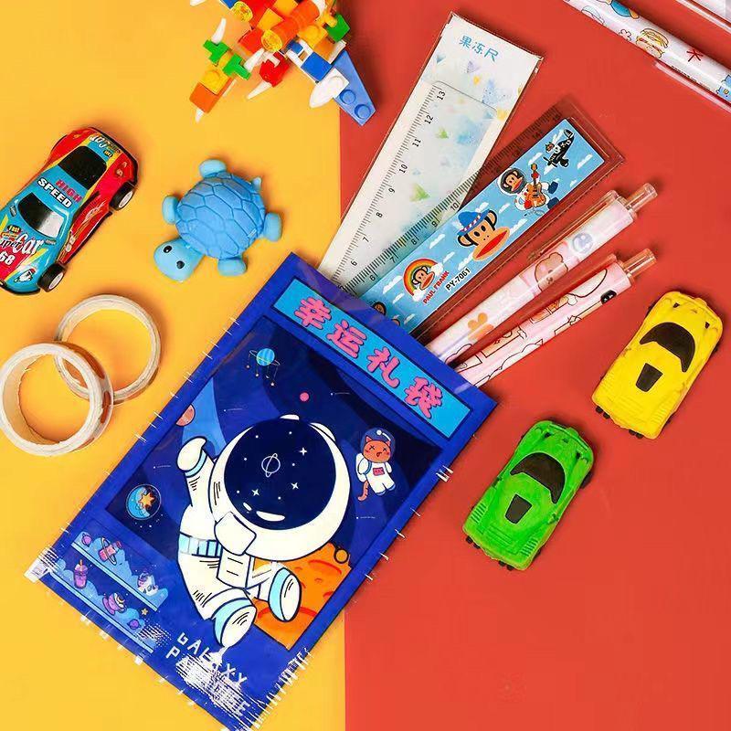 Schreibwaren Spielzeug Überraschungstüte - Kindergeschenk für Jungen und Mädchen, Lernmaterialien für Grundschüler - Ideal zum Teilen am Kindertag