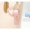 Portable Glitter Bags Lipstick 1pc Wallet Keychain Mini Storage Bag For Women Gift Solid Color Lipsticks Protective Cover