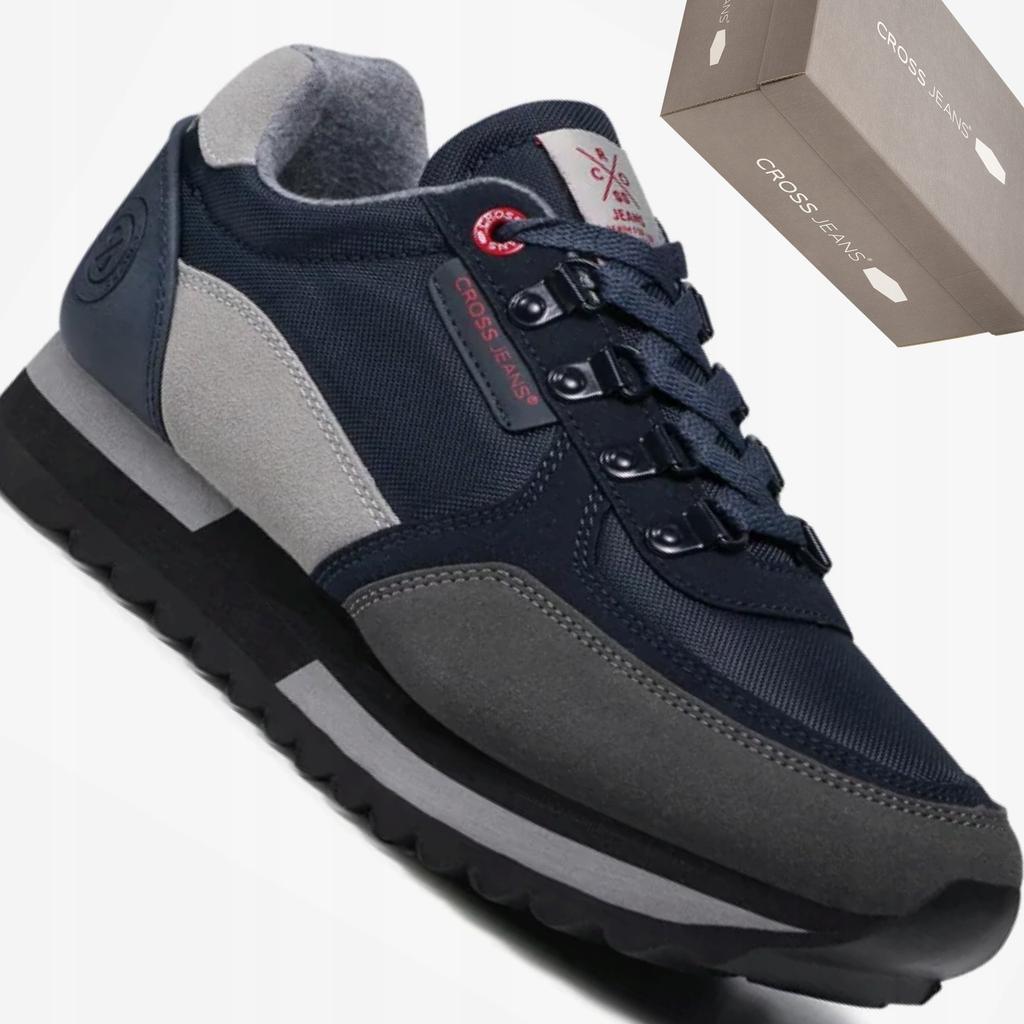 Cross Jeans II1R4017C unisex sneakers navy - Memory Foam, casual