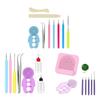 Multifunctional Paper Quilling Tools Kit Rollling Ing Pen Needle Ergonomic for Beginner