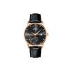 Belem Celli Automatic Mechanical Movement Calendar Chronograph Waterproof Simple Casual Watch Men Watches Black Steel M8605.3.13.4