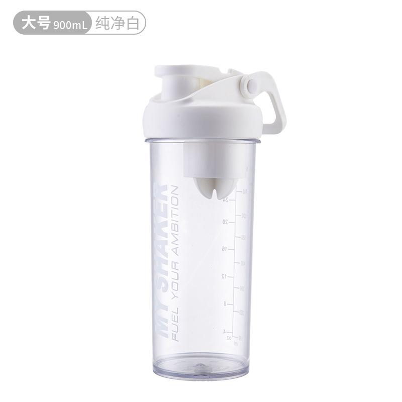 Water Bottle Sealed Leak-proof Milkshake Cup with Lid Shaker Cup Convenient Outdoor Fitness Water Cup with Handle Large Capacity Kettle
